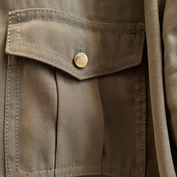 Guess army green fall jacket - Picture 3 of 7
